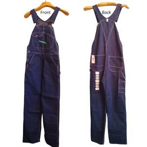 NWT 30 x 34 Men's Denim Bib Overalls  by KEY Imperial Coveralls